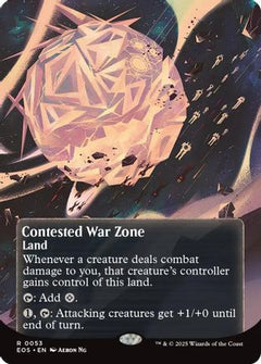 Contested War Zone (0053) (Borderless) (53) [Edge of Eternities: Stellar Sights] - Deck Out Gaming
