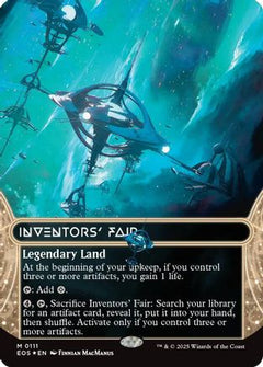 Inventors' Fair (0111) (Borderless) (Galaxy Foil) (111) [Edge of Eternities: Stellar Sights] foil - Deck Out Gaming