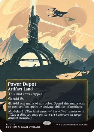 Power Depot (0079) (Borderless) (79) [Edge of Eternities: Stellar Sights] - Deck Out Gaming
