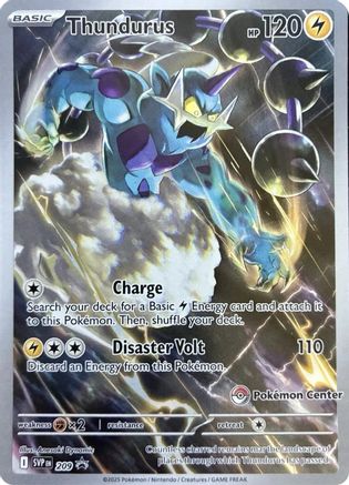 Thundurus - 209 (Pokemon Center Exclusive) (209) [SV: Scarlet & Violet Promo Cards] Holofoil