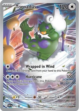 Tornadus - 210 (210) (Sealed) [SV: Scarlet & Violet Promo Cards] Holofoil - Deck Out Gaming
