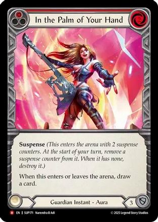 In the Palm of Your Hand (SUP171) [Super Slam] Rainbow Foil - Deck Out Gaming