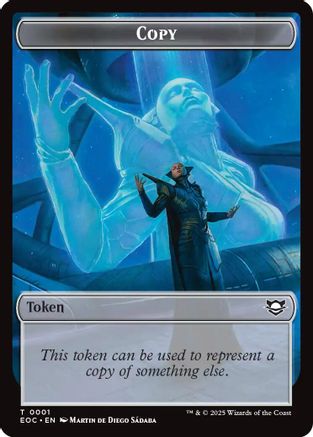 Copy // Clue Double-Sided Token (1) [Commander: Edge of Eternities] - Deck Out Gaming