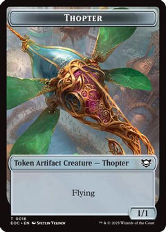 Thopter // Gnome Double-Sided Token (16) [Commander: Edge of Eternities] - Deck Out Gaming