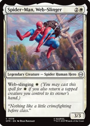 Spider-Man, Web-Slinger (16) [Marvel's Spider-Man] - Deck Out Gaming