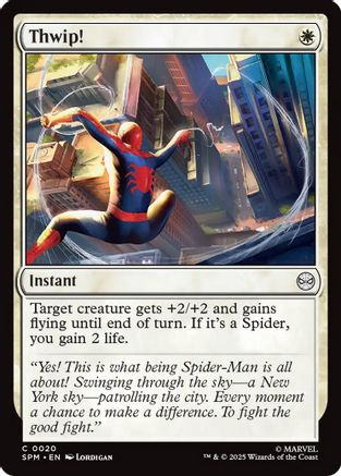 Thwip! (20) [Marvel's Spider-Man] foil - Deck Out Gaming