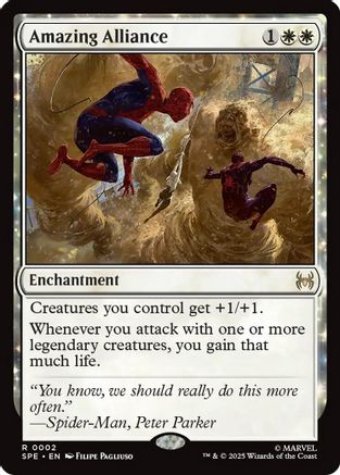 Amazing Alliance (2) [Marvel's Spider-Man: Eternal-Legal] foil - Deck Out Gaming