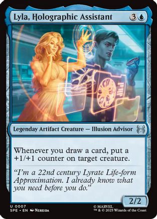 Lyla, Holographic Assistant (7) [Marvel's Spider-Man: Eternal-Legal] - Deck Out Gaming