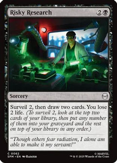 Risky Research (62) [Marvel's Spider-Man] foil - Deck Out Gaming