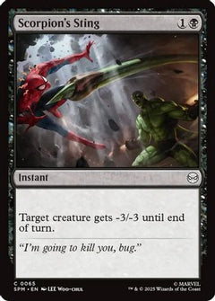 Scorpion's Sting (65) [Marvel's Spider-Man] foil - Deck Out Gaming