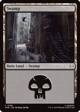 Swamp (0196) (196) [Marvel's Spider-Man] - Deck Out Gaming