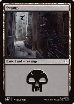 Swamp (0196) (196) [Marvel's Spider-Man] foil - Deck Out Gaming