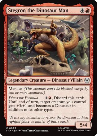 Stegron the Dinosaur Man (95) [Marvel's Spider-Man] - Deck Out Gaming