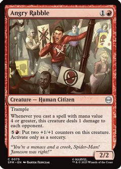 Angry Rabble (75) [Marvel's Spider-Man] foil - Deck Out Gaming
