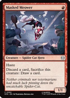Masked Meower (82) [Marvel's Spider-Man] foil - Deck Out Gaming