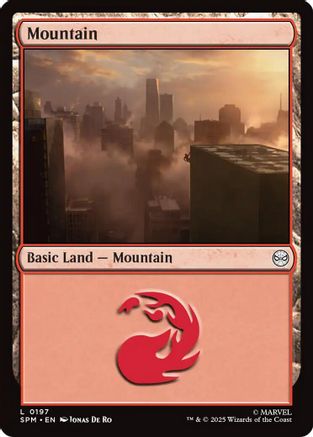 Mountain (0197) (197) [Marvel's Spider-Man] - Deck Out Gaming