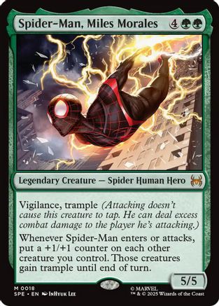 Spider-Man, Miles Morales (18) [Marvel's Spider-Man: Eternal-Legal] foil - Deck Out Gaming