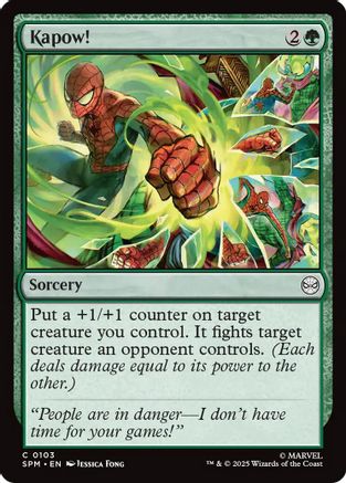 Kapow! (103) [Marvel's Spider-Man] foil - Deck Out Gaming