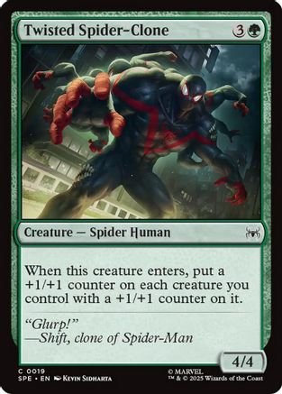 Twisted Spider-Clone (19) [Marvel's Spider-Man: Eternal-Legal] - Deck Out Gaming