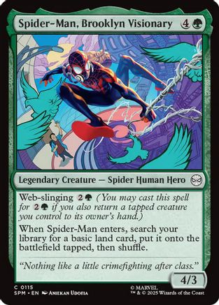 Spider-Man, Brooklyn Visionary (115) [Marvel's Spider-Man] - Deck Out Gaming