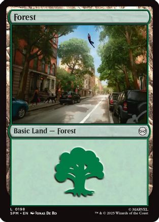 Forest (0198) (198) [Marvel's Spider-Man] - Deck Out Gaming