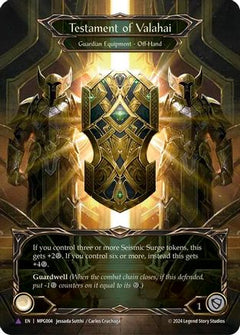 Testament of Valahai (Marvel) (MPG004) [Mastery Pack Guardian] Cold Foil - Deck Out Gaming