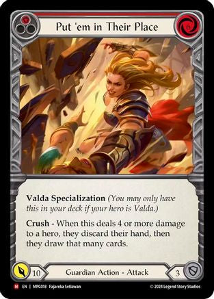 Put 'Em In Their Place (MPG018) [Mastery Pack Guardian] - Deck Out Gaming