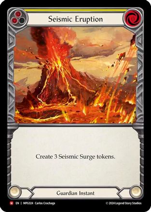 Seismic Eruption (MPG024) [Mastery Pack Guardian] Rainbow Foil - Deck Out Gaming