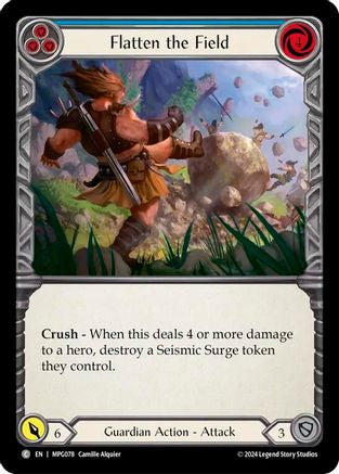 Flatten the Field (Blue) (MPG078) [Mastery Pack Guardian] - Deck Out Gaming