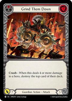 Grind Them Down (Red) (MPG079) [Mastery Pack Guardian] - Deck Out Gaming