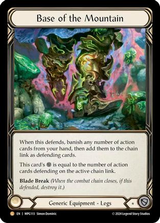 Base of the Mountain (MPG113) [Mastery Pack Guardian] Cold Foil - Deck Out Gaming