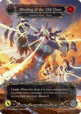 Blinding of the Old Ones (Marvel) (MPG026) [Mastery Pack Guardian] Cold Foil - Deck Out Gaming