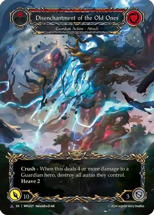 Disenchantment of the Old Ones (Marvel) (MPG027) [Mastery Pack Guardian] Cold Foil - Deck Out Gaming