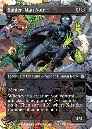 Spider-Man Noir (Borderless) (204) [Marvel's Spider-Man] - Deck Out Gaming