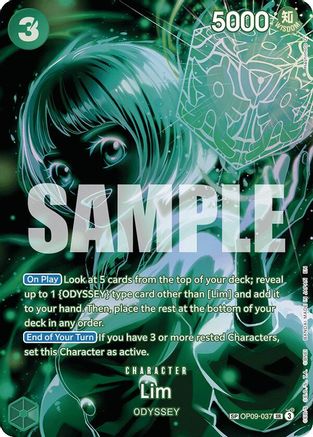 Lim (SP) (OP09-037) [Legacy of the Master] Foil - Deck Out Gaming