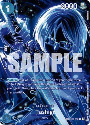 Tashigi (SP) (OP06-050) [Legacy of the Master] Foil - Deck Out Gaming