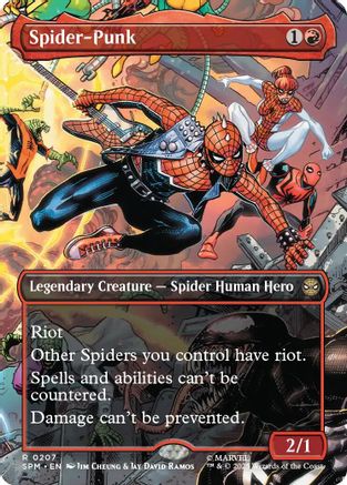 Spider-Punk (0207) (Borderless) (207) [Marvel's Spider-Man] - Deck Out Gaming
