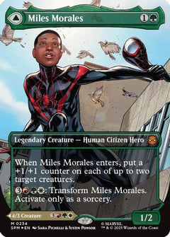 Miles Morales (0234) (Borderless) (234) [Marvel's Spider-Man] foil - Deck Out Gaming