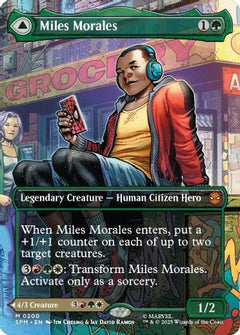 Miles Morales (0200) (Borderless) (200) [Marvel's Spider-Man] - Deck Out Gaming