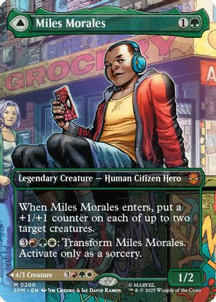 Miles Morales (0200) (Borderless) (200) [Marvel's Spider-Man] - Deck Out Gaming