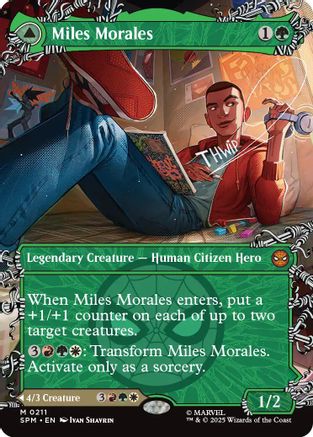 Miles Morales (0211) (Borderless) (211) [Marvel's Spider-Man] - Deck Out Gaming