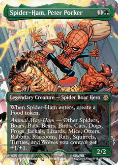 Spider-Ham, Peter Porker (Borderless) (201) [Marvel's Spider-Man] - Deck Out Gaming