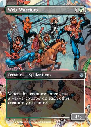 Web-Warriors (Borderless) (203) [Marvel's Spider-Man] - Deck Out Gaming