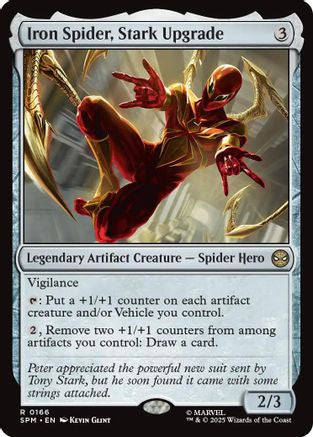 Iron Spider, Stark Upgrade (166) [Marvel's Spider-Man] foil - Deck Out Gaming