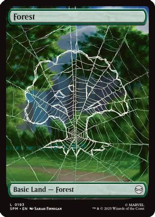 Forest (0193) (193) [Marvel's Spider-Man] foil - Deck Out Gaming