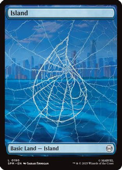 Island (0190) (190) [Marvel's Spider-Man] foil - Deck Out Gaming