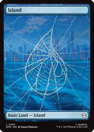 Island (0190) (190) [Marvel's Spider-Man] foil - Deck Out Gaming