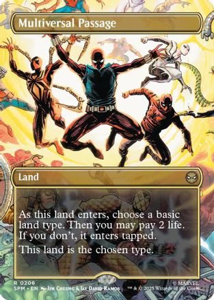 Multiversal Passage (Borderless) (206) [Marvel's Spider-Man] foil - Deck Out Gaming