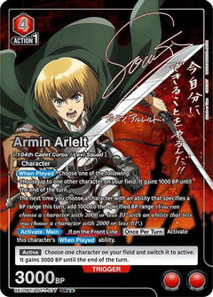 Armin Arlelt (SR**) (UE10BT/AOT-1-077) [UE10BT: Attack on Titan] Foil - Deck Out Gaming