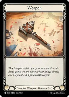 Placeholder Weapon (BDD002) [Welcome Deck Bravo] - Deck Out Gaming